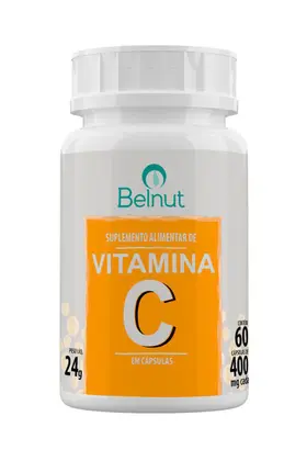 Vitamina c belnut 60 caps softgel 400mg