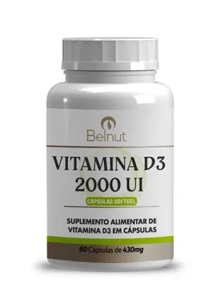 Vitamina d3 2000ui belnut 60 caps softge ...
